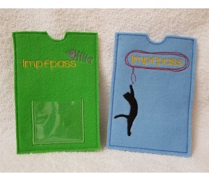 ITH - Stickserie Impfpasshüllen - Hund, Katze, Pferd, Kaninchen